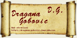 Dragana Gobović vizit kartica